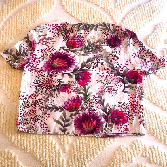 Haute Hippie Floral Crop Top - Picture 2 of 4